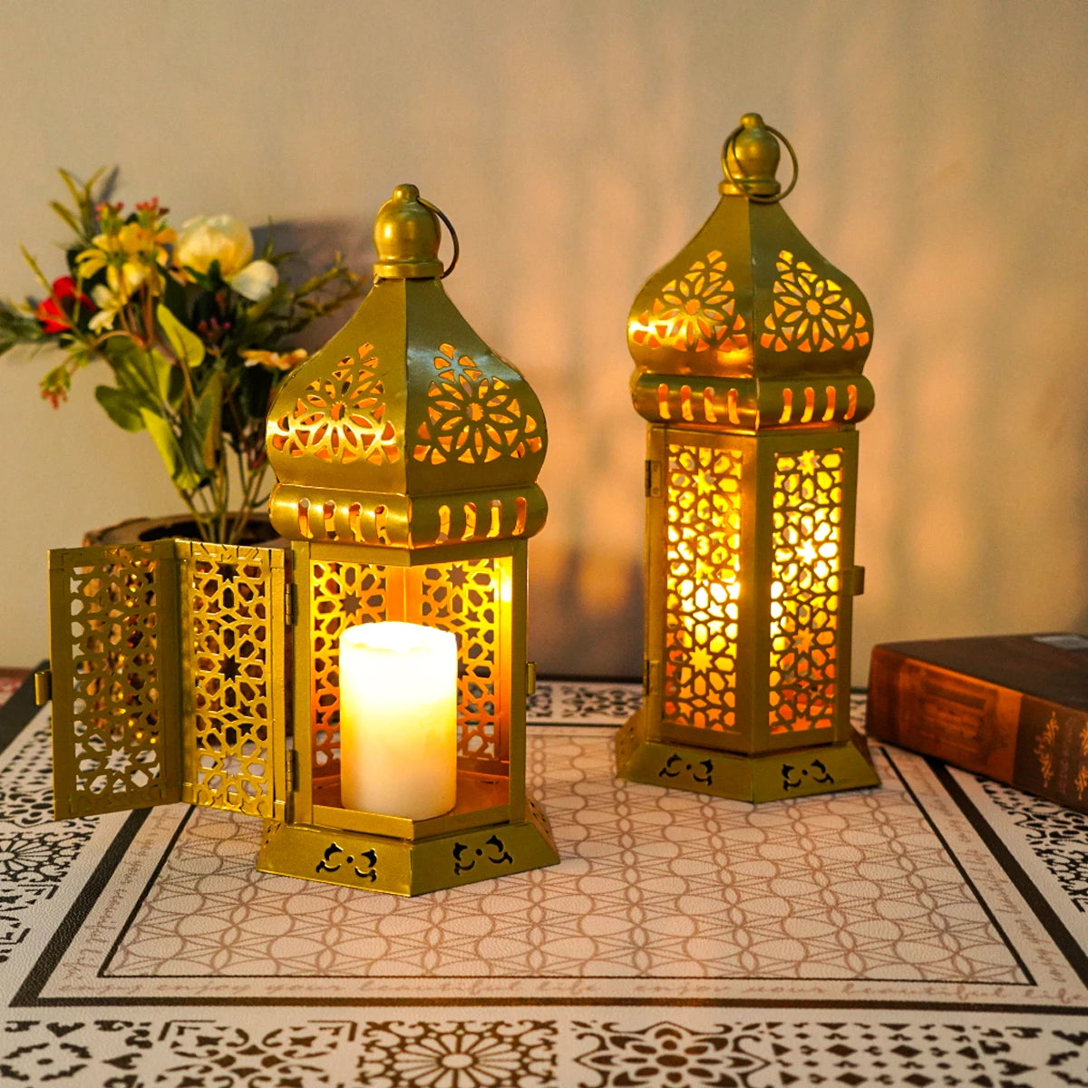 Lanterne Marocaine en Fer Forgé - Ambiance Orientale