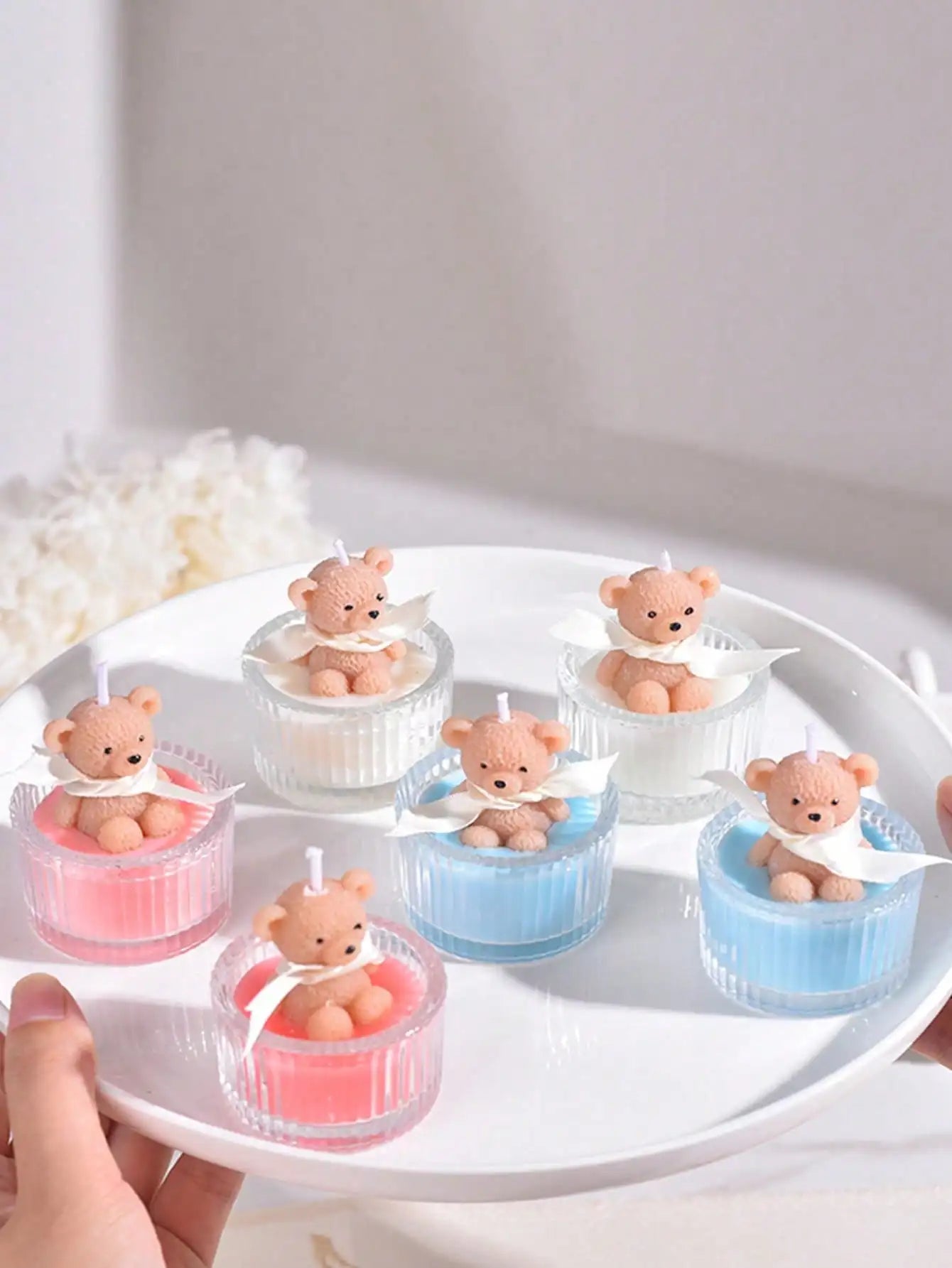 Bougie Parfumée Ours en Cire de Soja - Déco & Cadeau