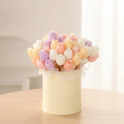Bougie Parfumée Tulipe 3D Décorative