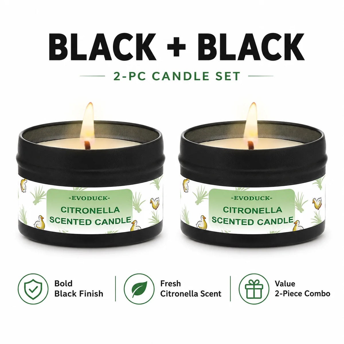 Bougie Citronnelle Lemongrass : Anti-Moustiques & Parfum d'Été