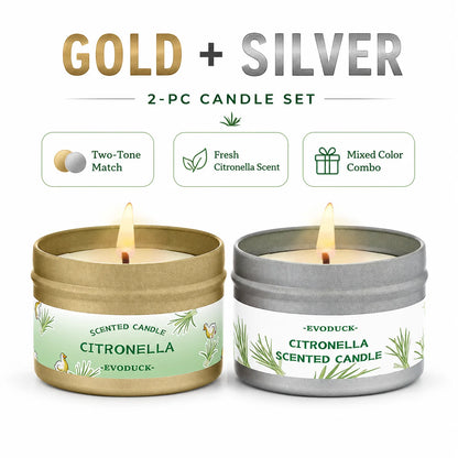 Bougie Citronnelle Lemongrass : Anti-Moustiques & Parfum d'Été