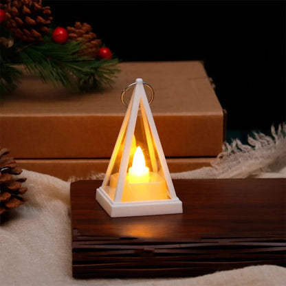 Bougie LED Triangle : Ambiance Lumineuse Sécurisée