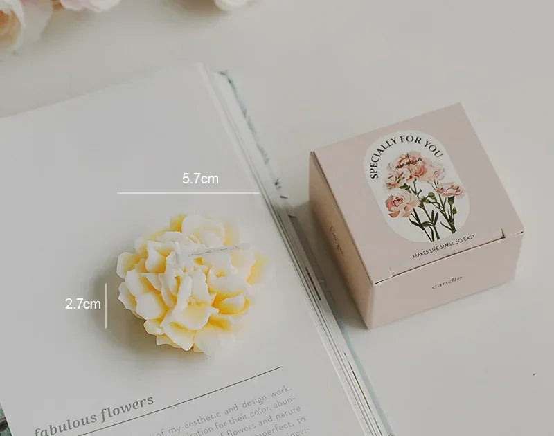 Bougie Fleur Parfumée Cire de Soja Artisanale