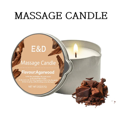 Bougie Huile de Massage EVODUCK : Relaxation & Hydratation