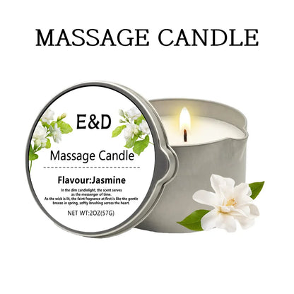 Bougie Huile de Massage EVODUCK : Relaxation & Hydratation