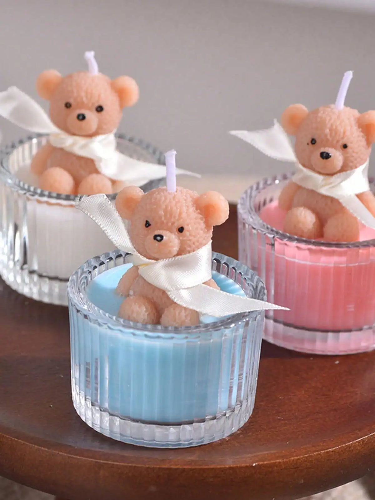 Bougie Parfumée Ours en Cire de Soja - Déco & Cadeau