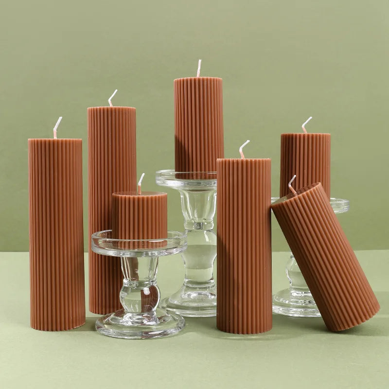 Bougie Cylindrique Parfumée Soja Rétro