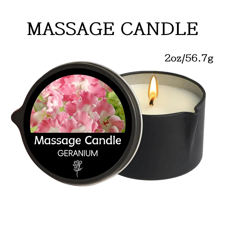 Bougie Huile de Massage EVODUCK : Relaxation & Hydratation