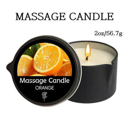 Bougie Huile de Massage EVODUCK : Relaxation & Hydratation