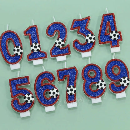 Bougie Ballon de Football MINISO pour Anniversaire