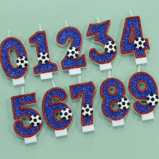 Bougie Ballon de Football MINISO pour Anniversaire