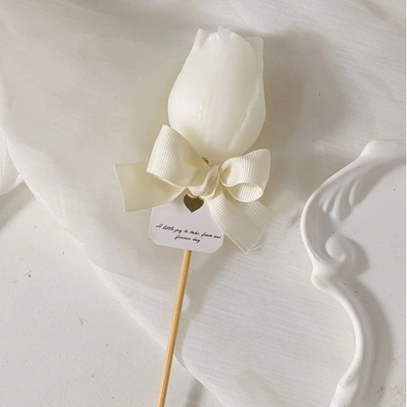Bougie Parfumée Tulipe 3D Décorative
