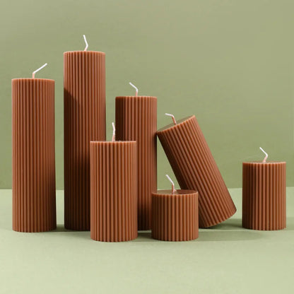 Bougie Cylindrique Parfumée Soja Rétro