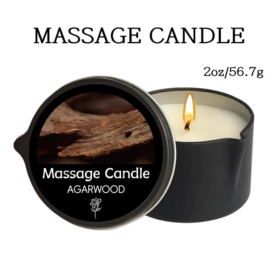 Bougie Huile de Massage EVODUCK : Relaxation & Hydratation
