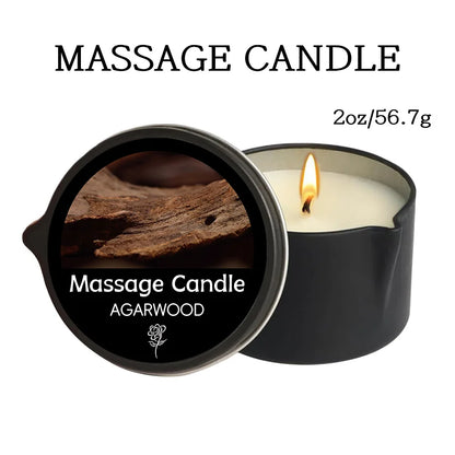 Bougie Huile de Massage EVODUCK : Relaxation & Hydratation