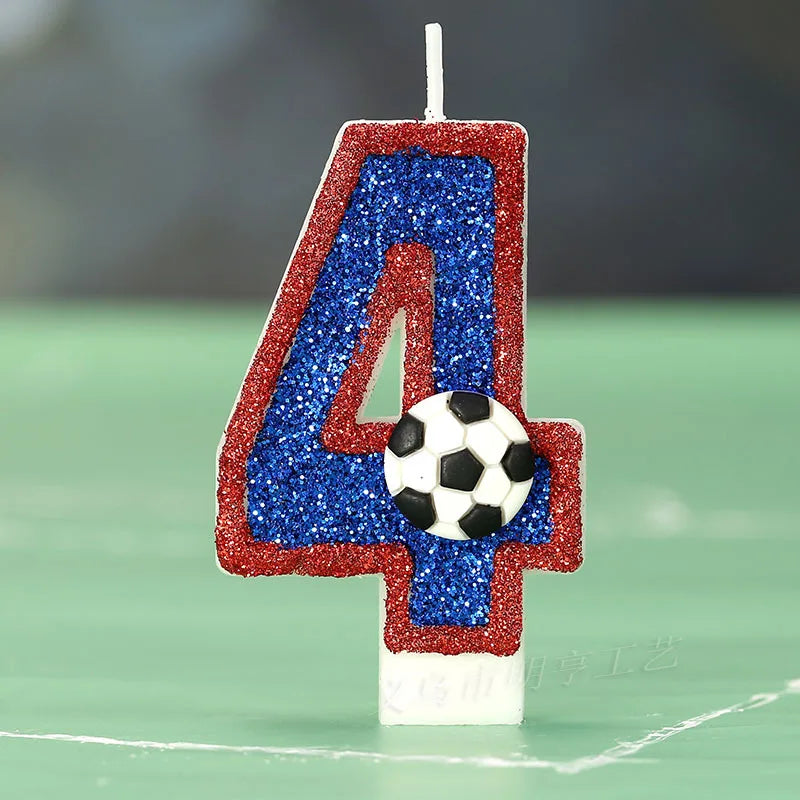Bougie Ballon de Football MINISO pour Anniversaire
