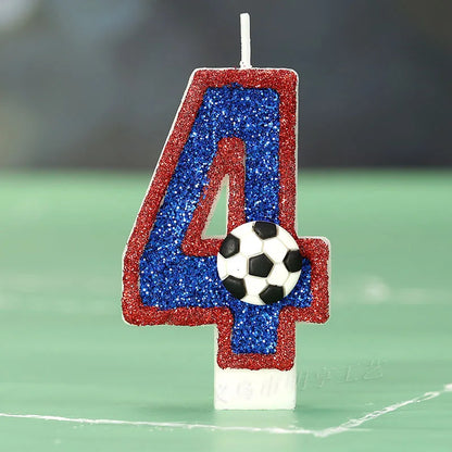 Bougie Ballon de Football MINISO pour Anniversaire