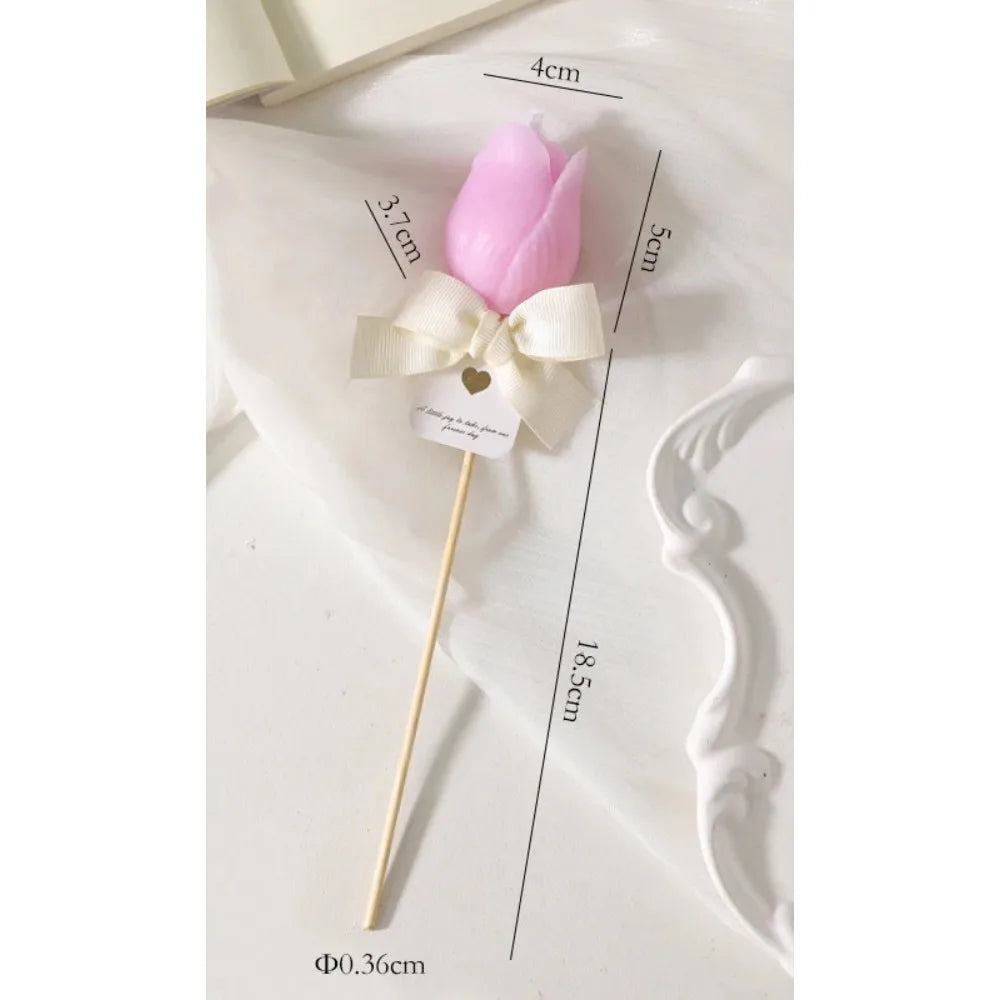 Bougie Parfumée Tulipe 3D Décorative