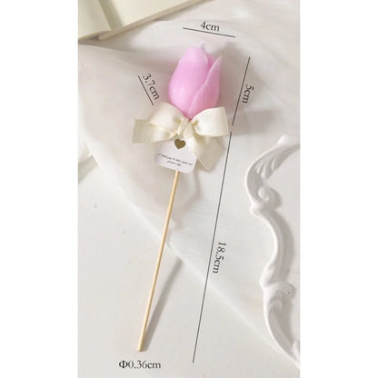 Bougie Parfumée Tulipe 3D Décorative