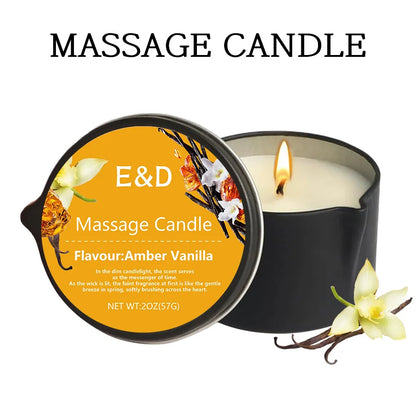 Bougie Huile de Massage EVODUCK : Relaxation & Hydratation