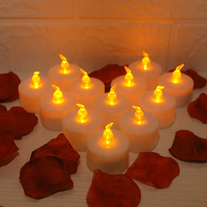 Bougies LED Flamme Réaliste - Ambiance Cosy & Sûre