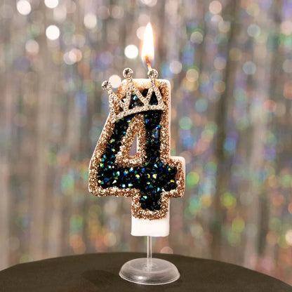 Bougie Couronne Scintillante : Élégance & Luxe pour vos Célébrations