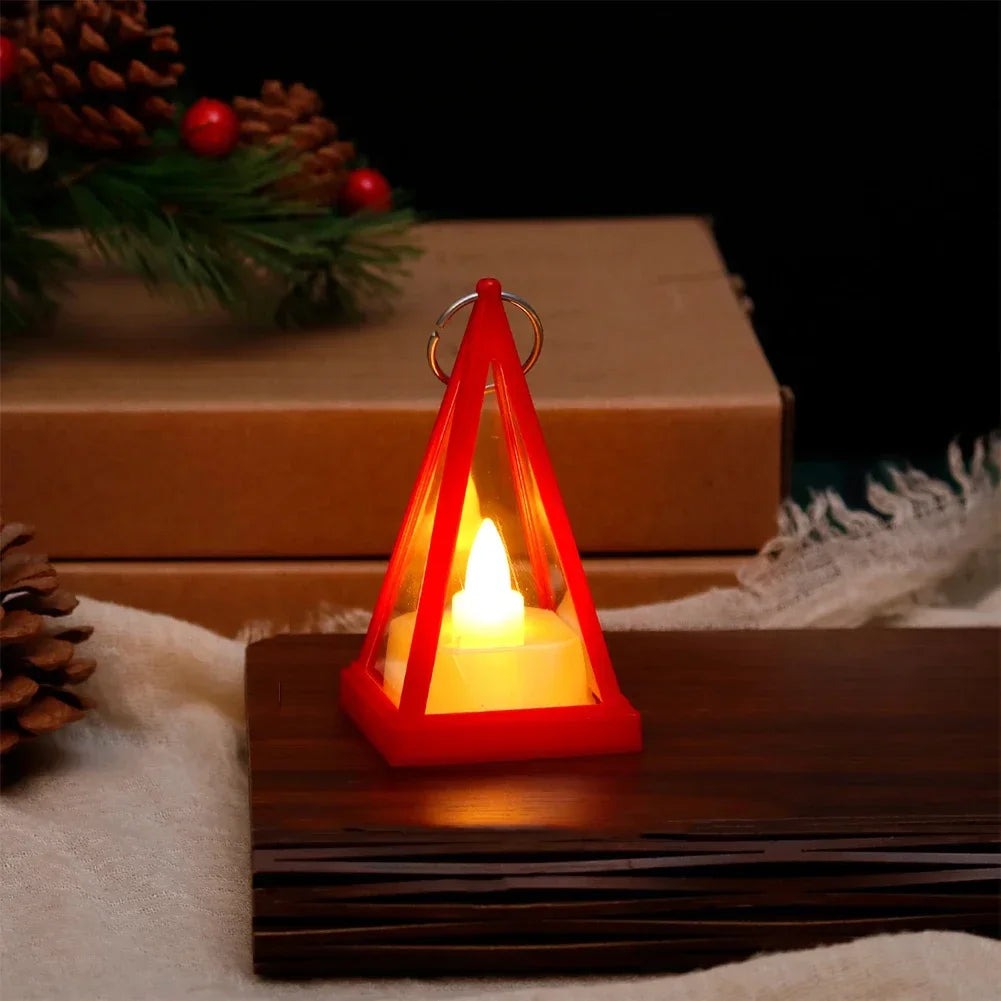 Bougie LED Triangle : Ambiance Lumineuse Sécurisée