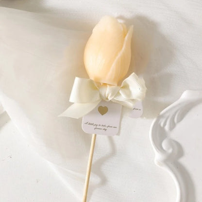 Bougie Parfumée Tulipe 3D Décorative