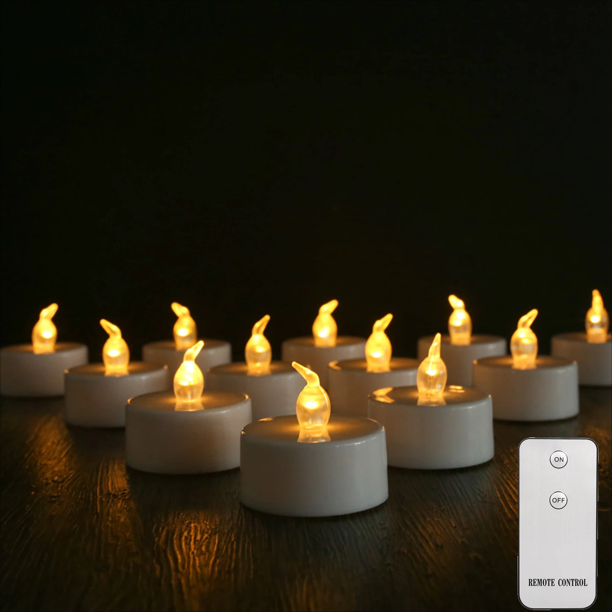 Bougies LED Flamme Réaliste - Ambiance Cosy & Sûre