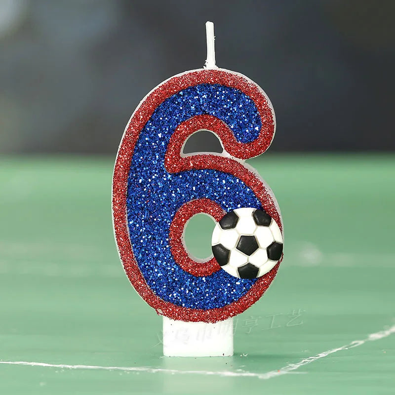 Bougie Ballon de Football MINISO pour Anniversaire