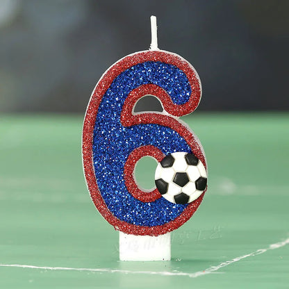 Bougie Ballon de Football MINISO pour Anniversaire