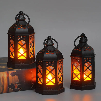 Lampe Hexagonale LED Ambiance Rétro