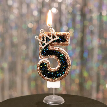 Bougie Couronne Scintillante : Élégance & Luxe pour vos Célébrations