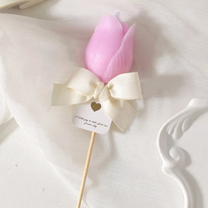 Bougie Parfumée Tulipe 3D Décorative