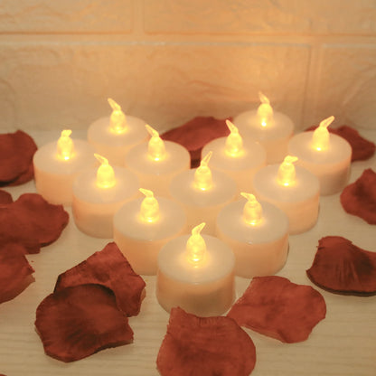 Bougies LED Flamme Réaliste - Ambiance Cosy & Sûre