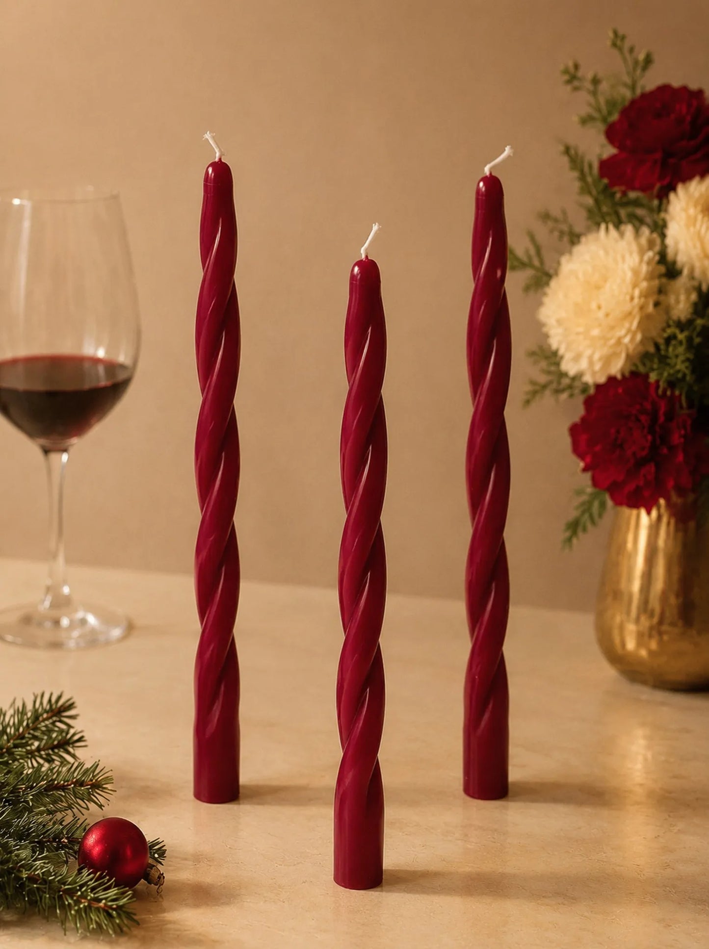 Bougie Aromathérapie Vin Rouge Cire de Soja