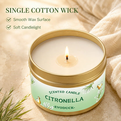 Bougie Citronnelle Lemongrass : Anti-Moustiques & Parfum d'Été