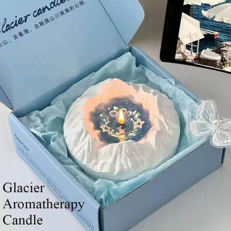 Bougie Parfumée Glacier : Élégance & Sérénité