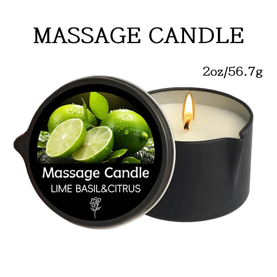 Bougie Huile de Massage EVODUCK : Relaxation & Hydratation