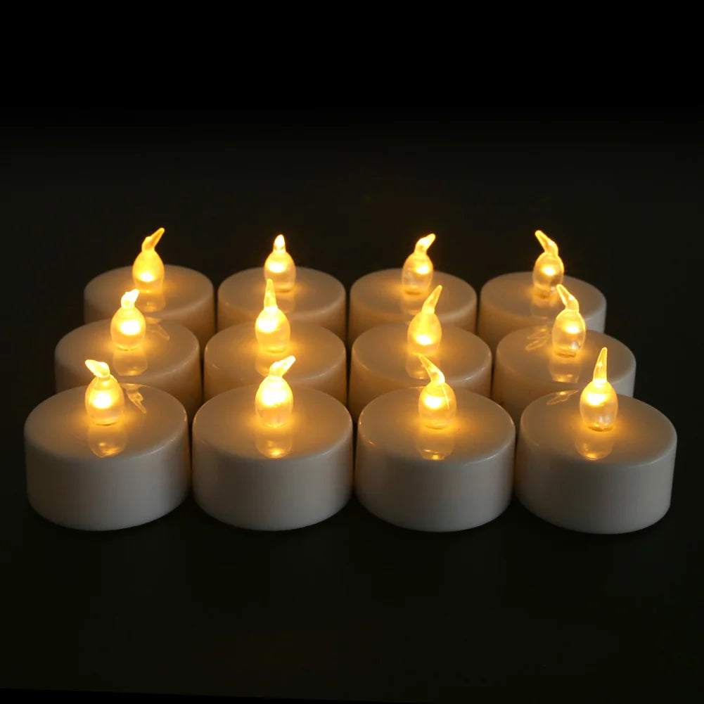 Bougies LED Flamme Réaliste - Ambiance Cosy & Sûre