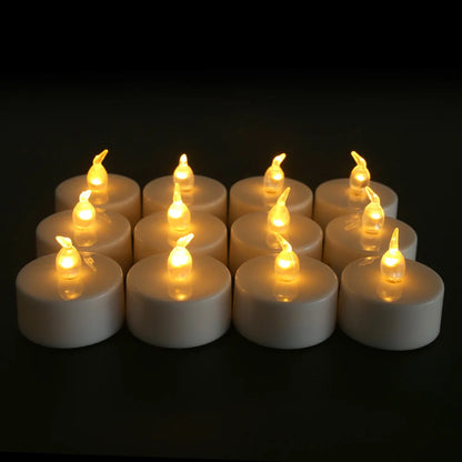Bougies LED Flamme Réaliste - Ambiance Cosy & Sûre
