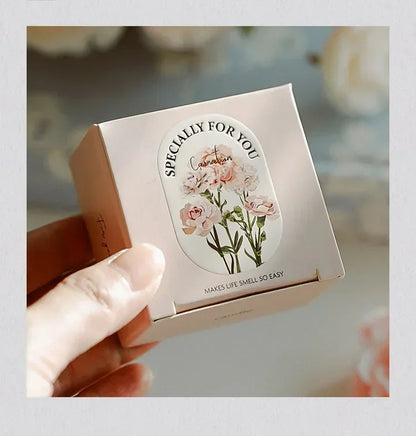Bougie Fleur Parfumée Cire de Soja Artisanale