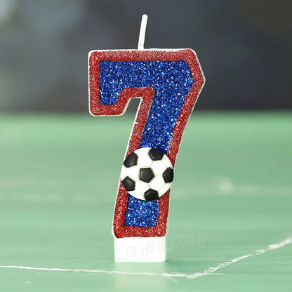 Bougie Ballon de Football MINISO pour Anniversaire