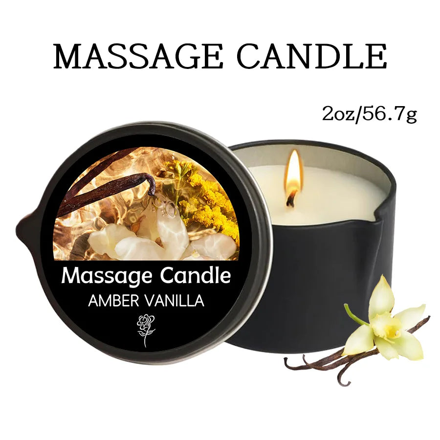 Bougie Huile de Massage EVODUCK : Relaxation & Hydratation