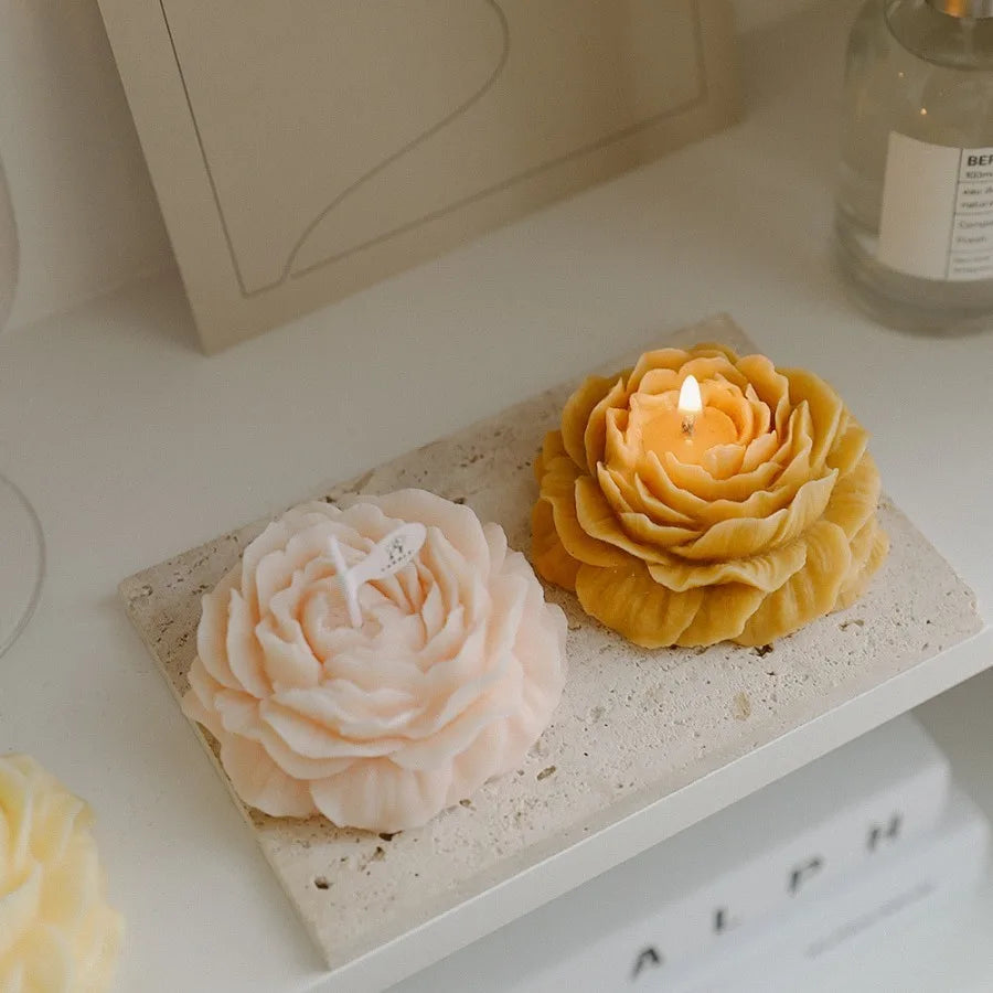 Bougie Pivoine Artisanale Parfumée