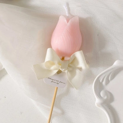 Bougie Parfumée Tulipe 3D Décorative