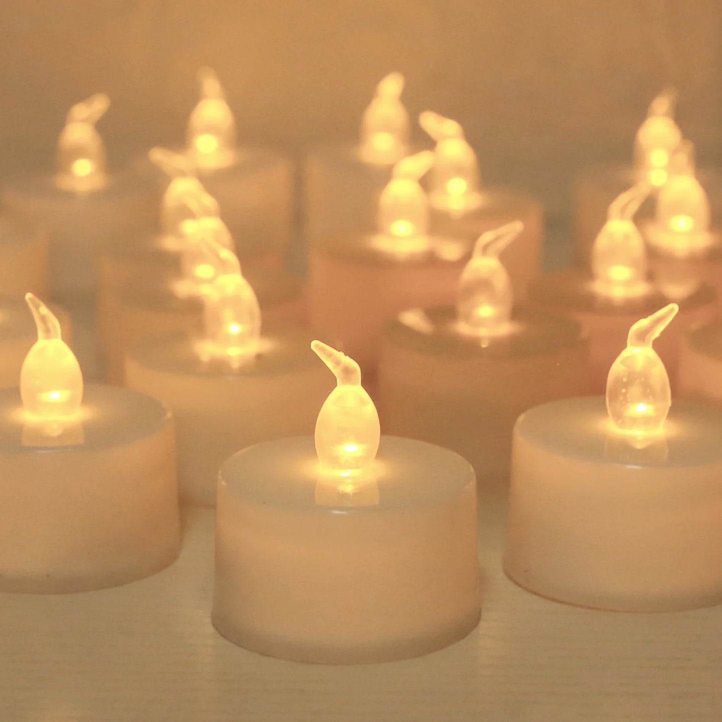 Bougies LED Flamme Réaliste - Ambiance Cosy & Sûre