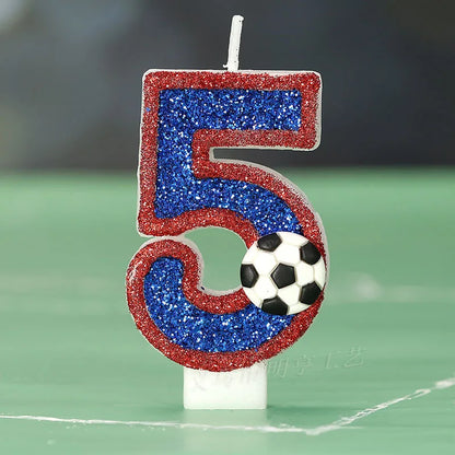 Bougie Ballon de Football MINISO pour Anniversaire