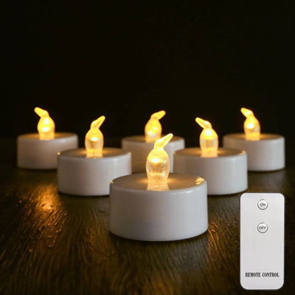 Bougies LED Flamme Réaliste - Ambiance Cosy & Sûre