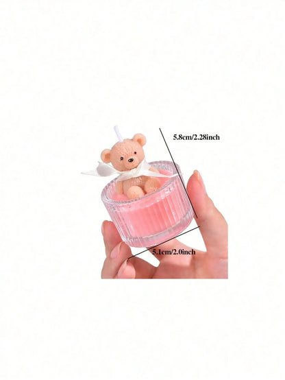 Bougie Parfumée Ours en Cire de Soja - Déco & Cadeau